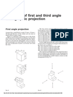 First & Third Angle Projection