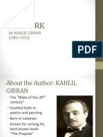 Kahlil-Gibran - On Work