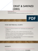 DRT, Drat & Sarfaesi Act (2002