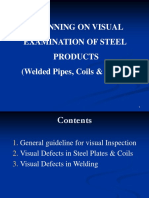 Visual Inspection of Steel Pipes Plates