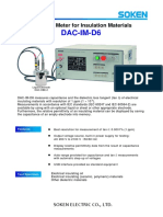 C & Tanδ Meter for Insulation Materials