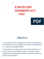 Shops &establishments Act