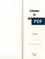 Seow, C.L. - A Grammar For Biblical Hebrew (1995, 2nd Ed.) PDF