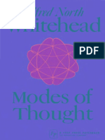 Alfred North Whitehead Modes of Thought 2