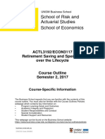 ECON3117 ACTL3192 Course Outline Part A