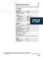 Product Data Sheet LT 80P: Siegling - Total Belting Solutions