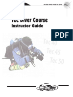Tec Diver Course: Dsat Instructor Guide