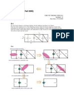 Circuit Theory - Solved Assignments - Semester Fall 2005