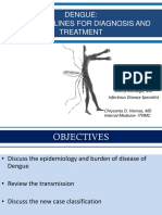 Dengue: Who Guidelines For Diagnosis and Treatment: Jimmy Mendigo, MD Infectious Disease Specialist