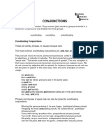 Grammar Conjunctions PDF