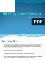 HR Policy-Code of Conduct