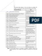 Codigos de Errores Adicionales Kobelco SK210-8