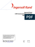 Ingersoll Rand X-IRI Communications Gateway Operators Manual