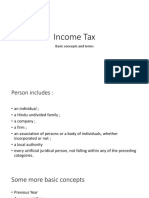 Income Tax: Basic Concepts and Terms