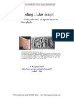 Decoding Indus Script