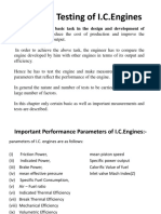 Methods Testing of I.C.Engines