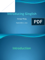 Introducing Ginglish