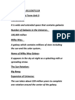 3Prep-The First Term-Unit 3-The Universe