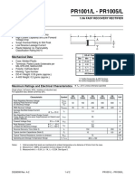 PR1001/L - PR1005/L: 1.0A Fast Recovery Rectifier