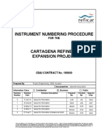 Instrument Numbering Proceducer Rv05 