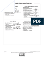 Piriformissyndrome Exercise Sheet PDF