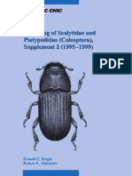 A Catalog of Scolytidae and Platypodidae (Coleoptera), Supplement 2 (1995-1999)