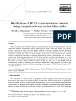 Biofiltration of BTEX Contaminated Air Streams Using Compost-Activated Carbon Filter Media