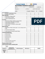 Pre-Pouring Concrete Checklist