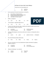 Biology MCQ