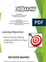 Decision Making Report