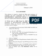 Tax Advisory NGAs