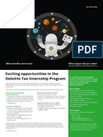 Deloitte Tax Internship Program