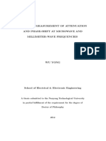 Precision Measurement of Attenuation and Phase-Shift at Microwave and Millimeter-Wave Frequencies