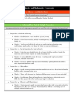 Social Justice and Mathematics Framework