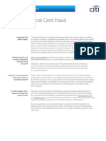 Citi Commercial Card Fraud FAQ