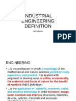 Industrial Engineering: Arif Rahman