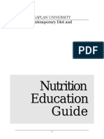 Nutrition Education Guide: HW320 Contemporary Diet and Nutrition