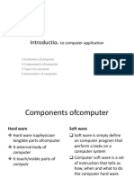 Introduction To Computer Application