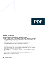 Answers To Questions: Activity 1: Assessing Starch Digestion by Salivary Amylase