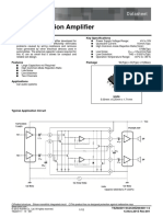 Ground Isolation Amplifier: Datasheet Datasheet