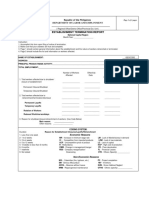 RKS FORM 5 Termination Report Form
