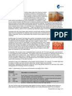 Corrosion: Corrosive Condition Description of Environment