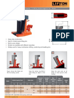 Series: LTJ: Toe Capacity: 2.5 - 25 Ton - Head Capacity: 5 - 50 Ton - Stroke Length For Toe: 50 MM