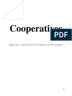 Cooperatives: Research About Cooperative Which Will Be Presented As Our Final Requirement