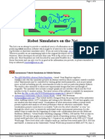 Types of Robotic Simulators