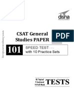 CSAT General Studies Paper 1