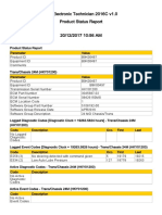 Cat Electronic Technician 2016C v1.0 Product Status Report