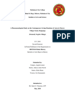 S.Y. 2018 Second Semester in Partial Fulfilment of The Requirements in