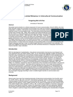 An Analysis of Non-Verbal Behaviour in Intercultural Communication PDF