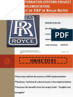 Enterprise Information Systems Project Implementation: A Case Study of ERP in Rolls-Royce